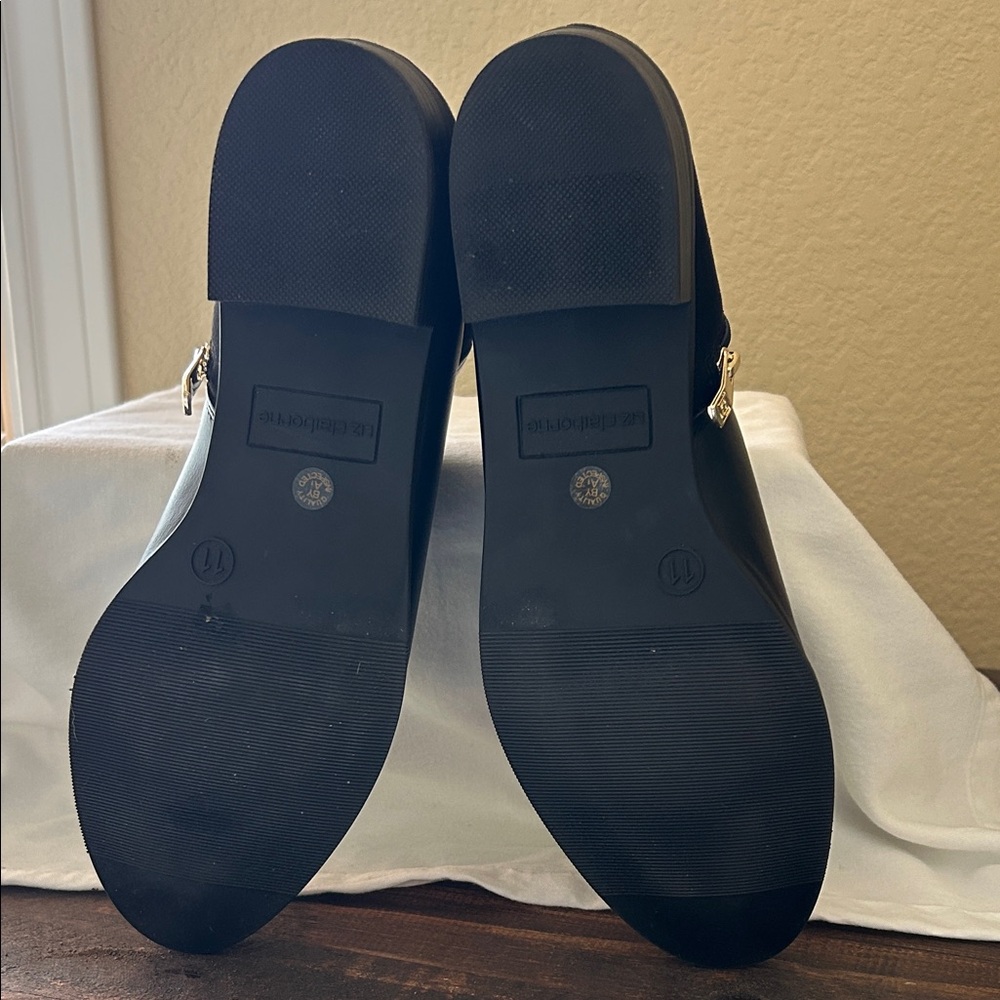 Liz Claiborne Classic Black Ankle Booties - Picture 8 of 9